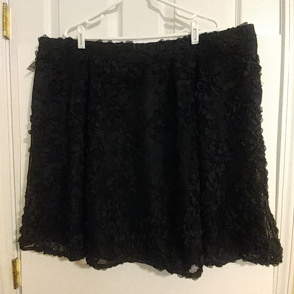 NWT Black Lace Skirt